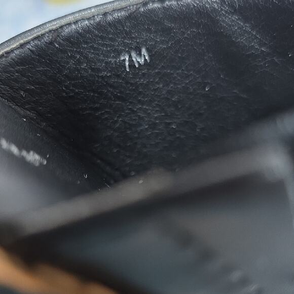 Pierre Dumas Women's Black Sz 7M Colby Chunky Platform 3.5' Heel Slip on Sandals - Picture 12 of 12